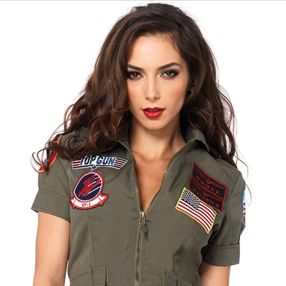 Size Large Womens Top Gun costume only worn once